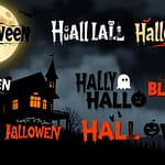 typographie écriture haloween