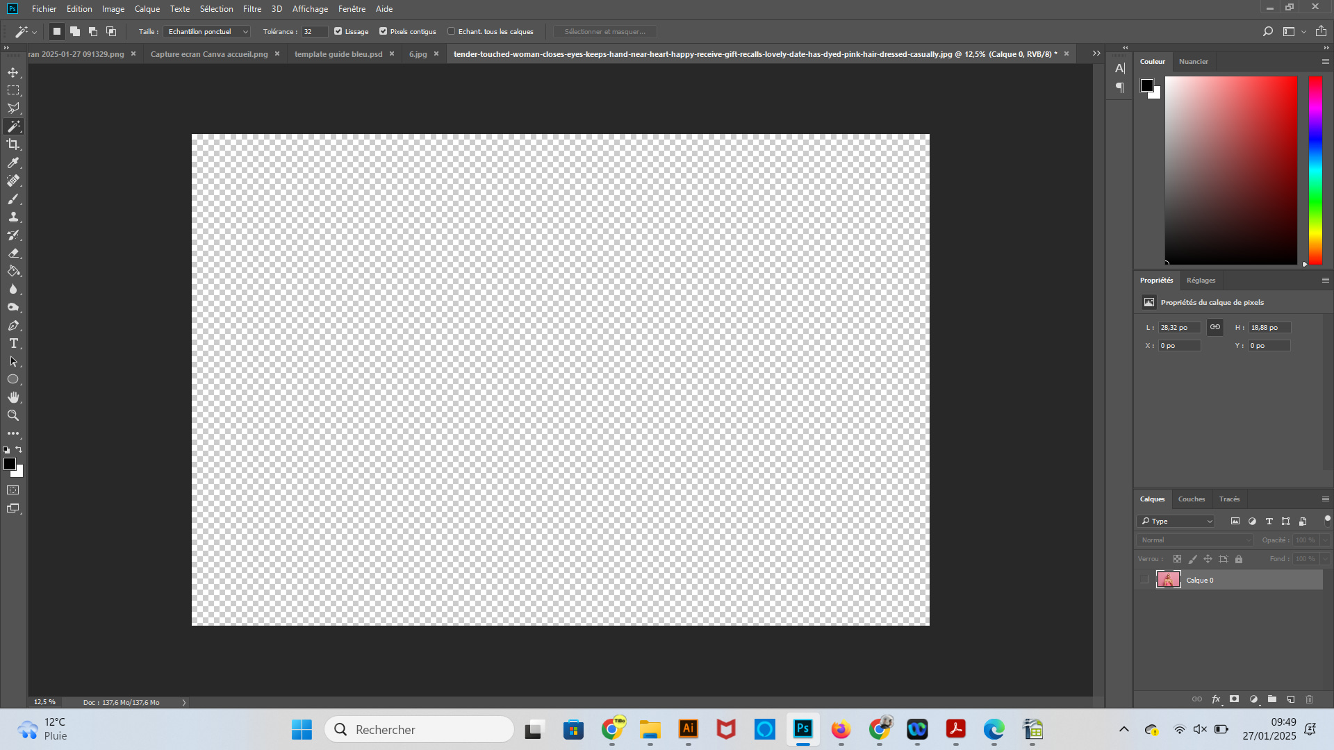 Détourage photoshop