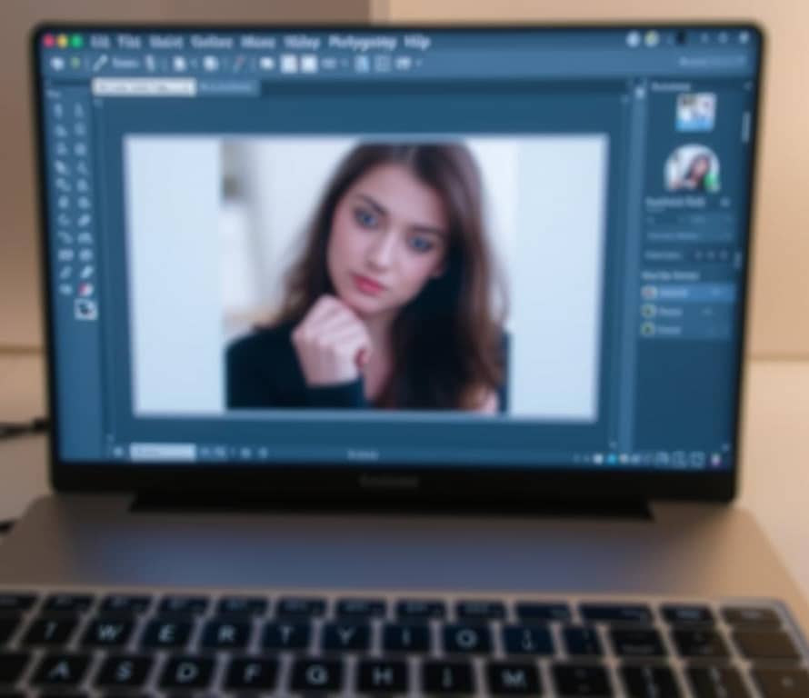 flouter une photo avec Photoshop